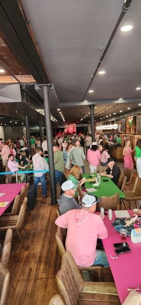 A full house at Sweet Caroline's restaurant and brewery on Loudoun Street, Winchester